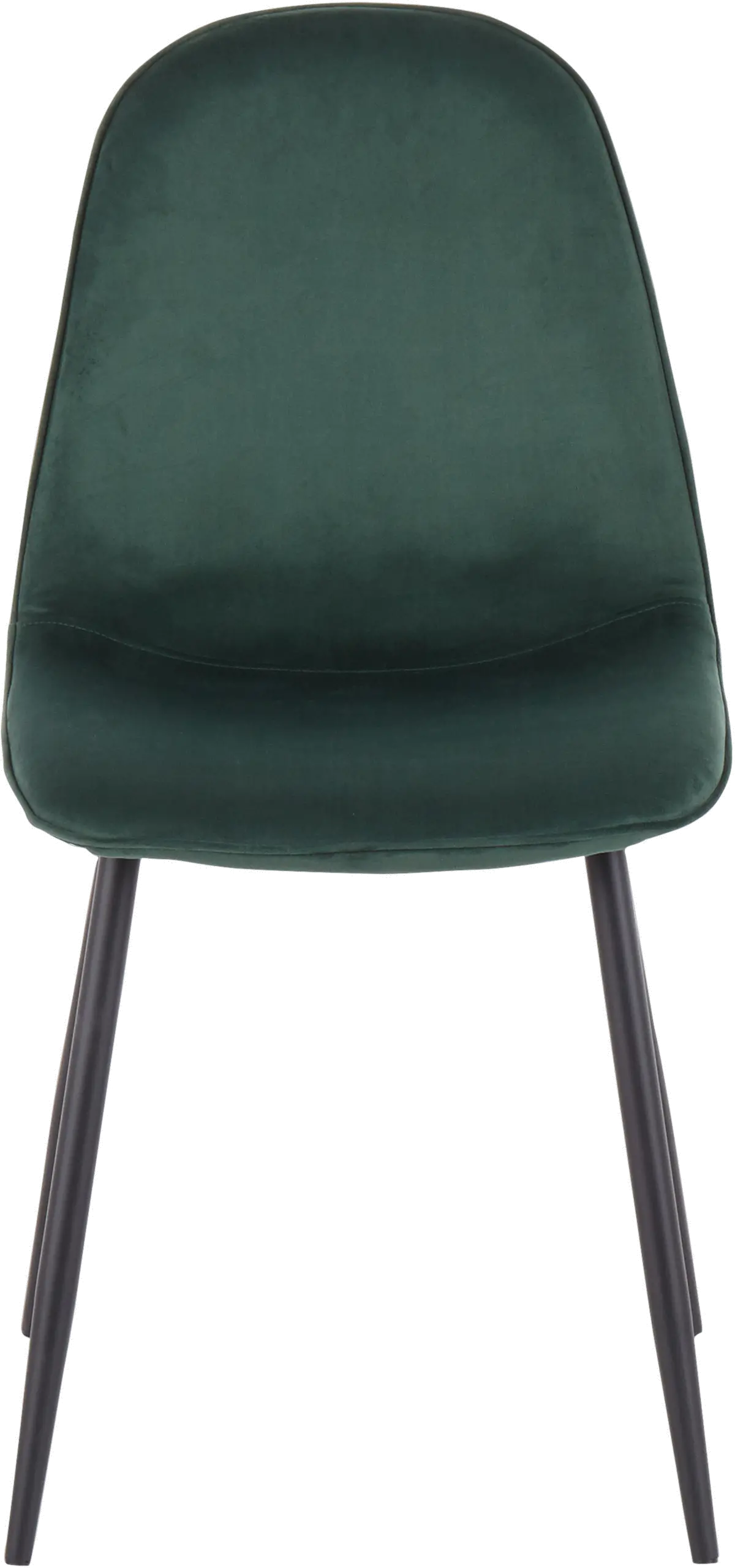 Pebble Green and Black Dining Room Chair (Set of 2)