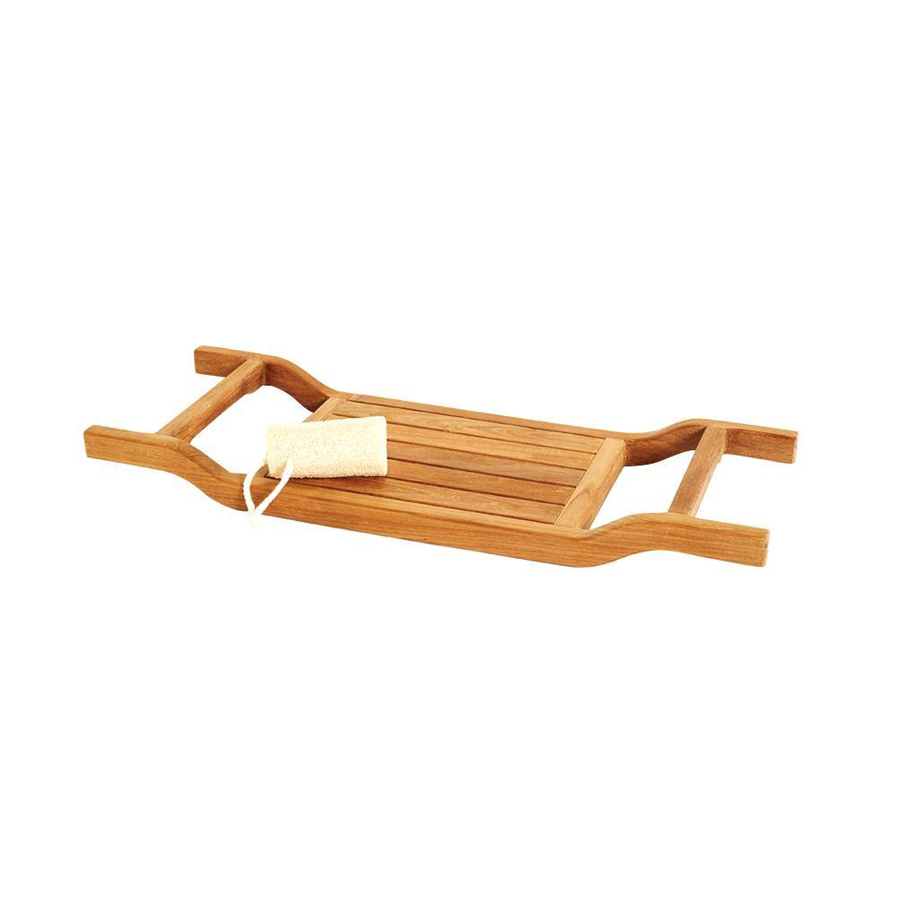 ARB Teak  Specialties 34 in. x 12.25 in. Bathtub Caddy in Natural Teak ACC537