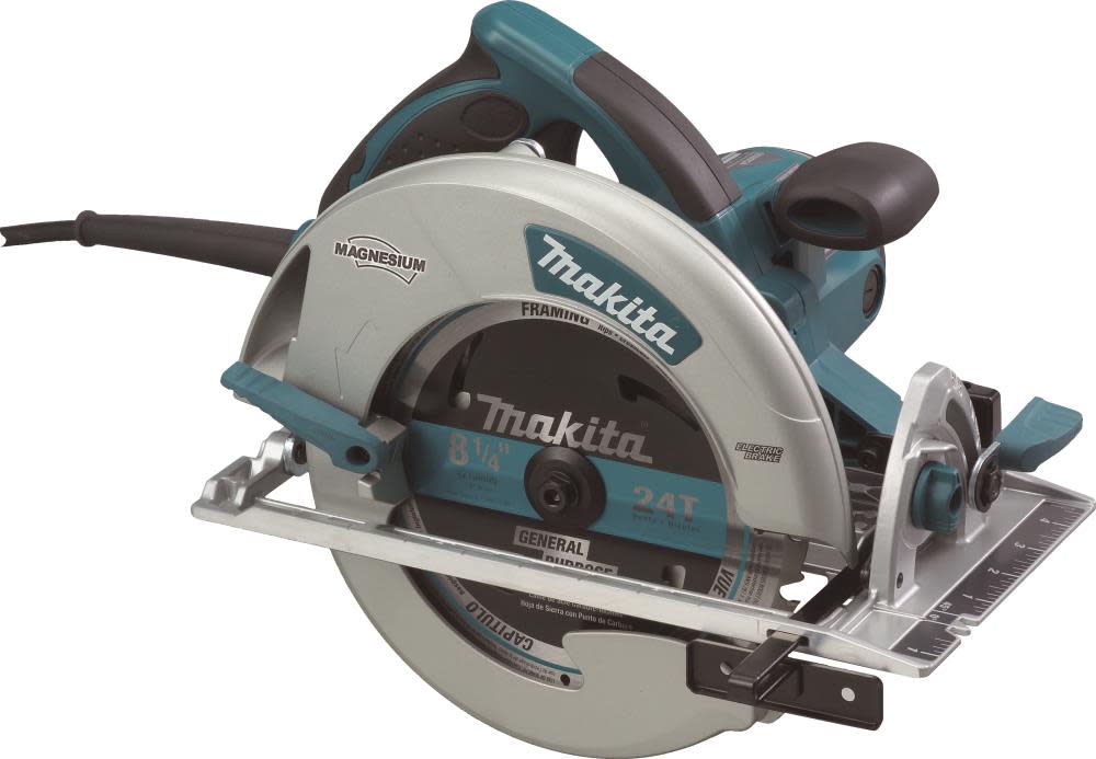 8-1/4 In. Magnesium Circular Saw with L.E.D. Lights and Electric Brake ;