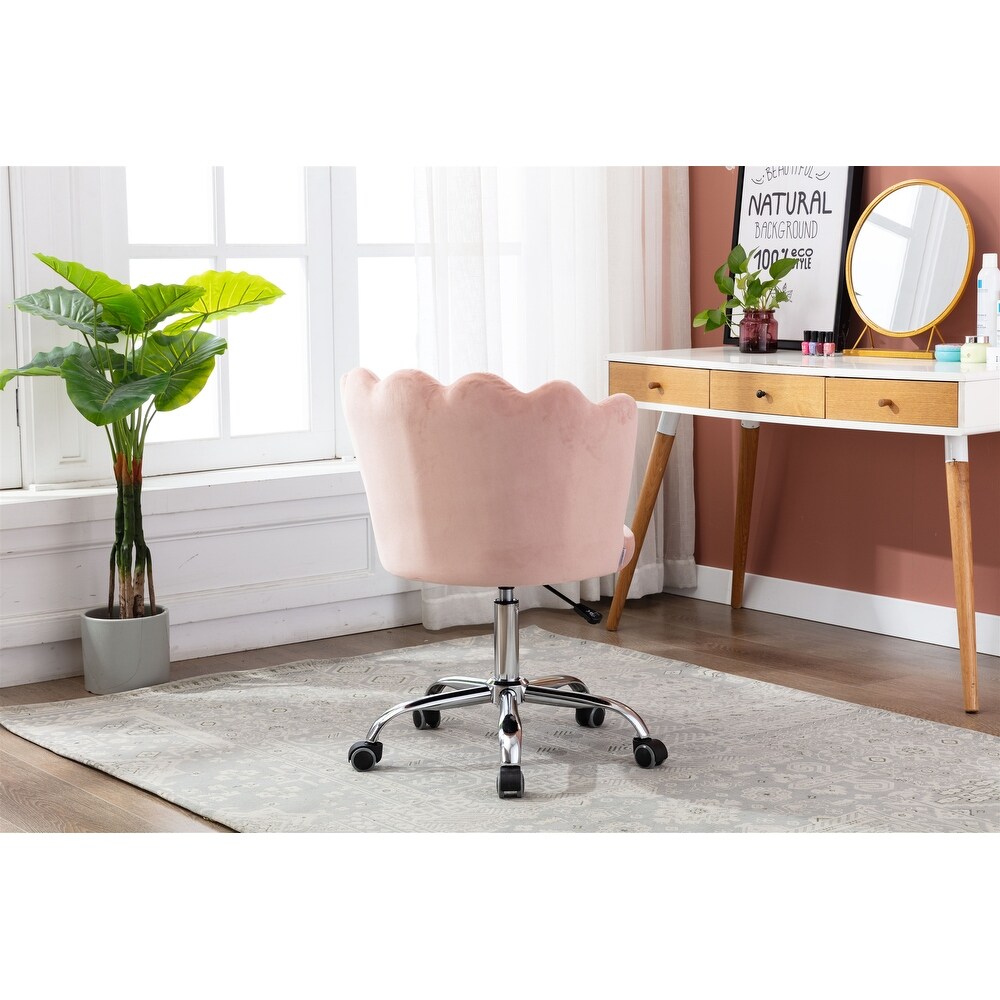 Swivel Shell Chair Office Chair Adjustable Vanity Chairs Desk Stools