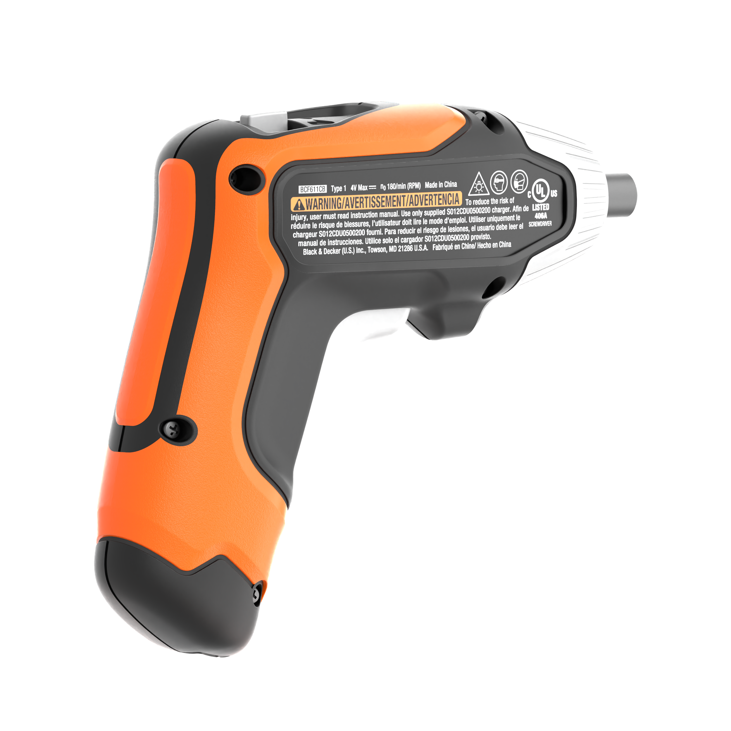 4V MAX* Cordless Screwdriver with 1-inch Screwdriver Bits