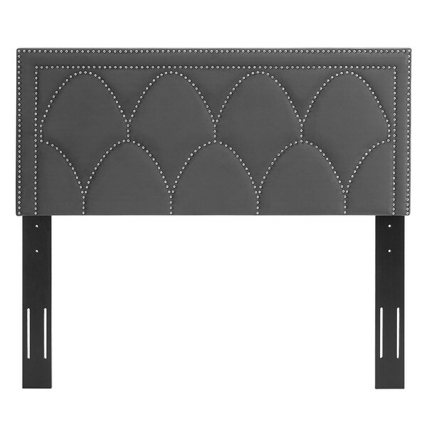 Greta Performance Velvet King/California King Headboard - - 36094440