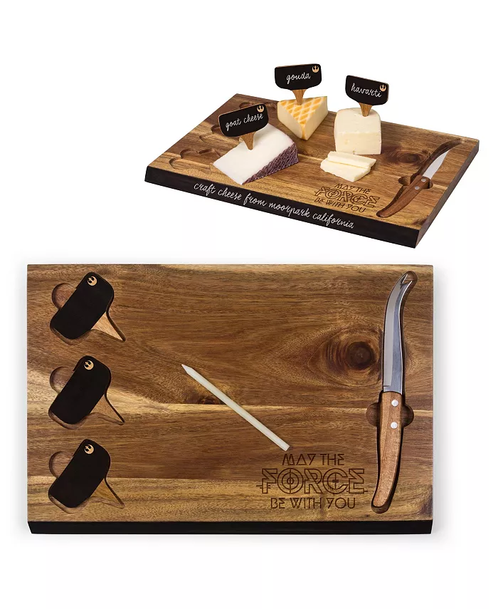 Picnic Time Toscanaandreg by Star Wars Rebel Delio Acacia Cheese Cutting Board Tools Set