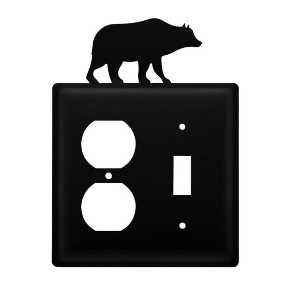 Village Wrought Iron EOS 14 Bear   Single Outlet a...