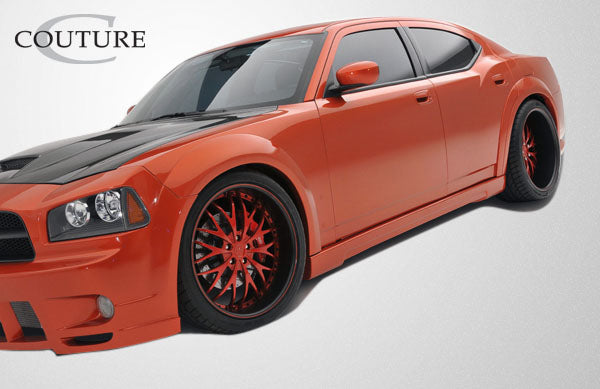 2006-2010 Dodge Charger Couture Urethane Luxe Wide Body Front Fender Flares - 2 Piece