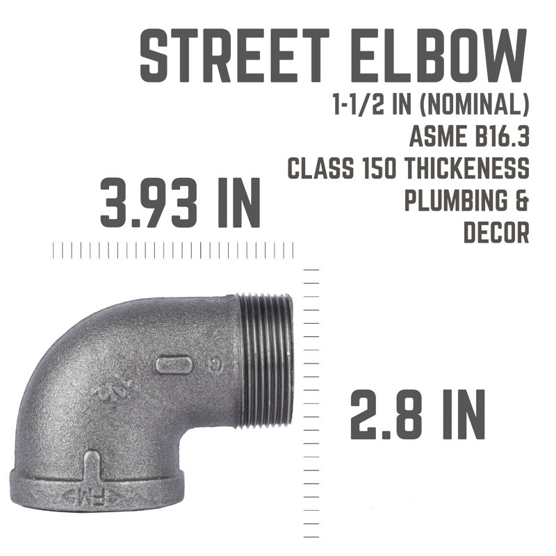 STREET ELBOW 90 1-1/2