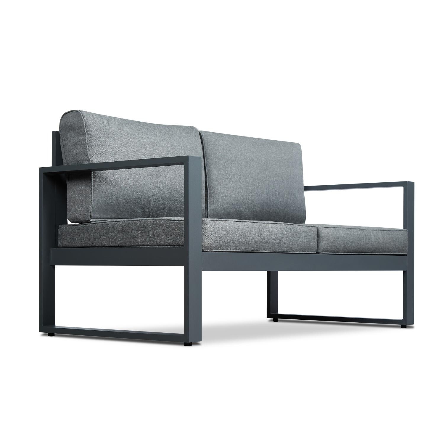 Lakeview Villa Flora Aluminum Loveseat