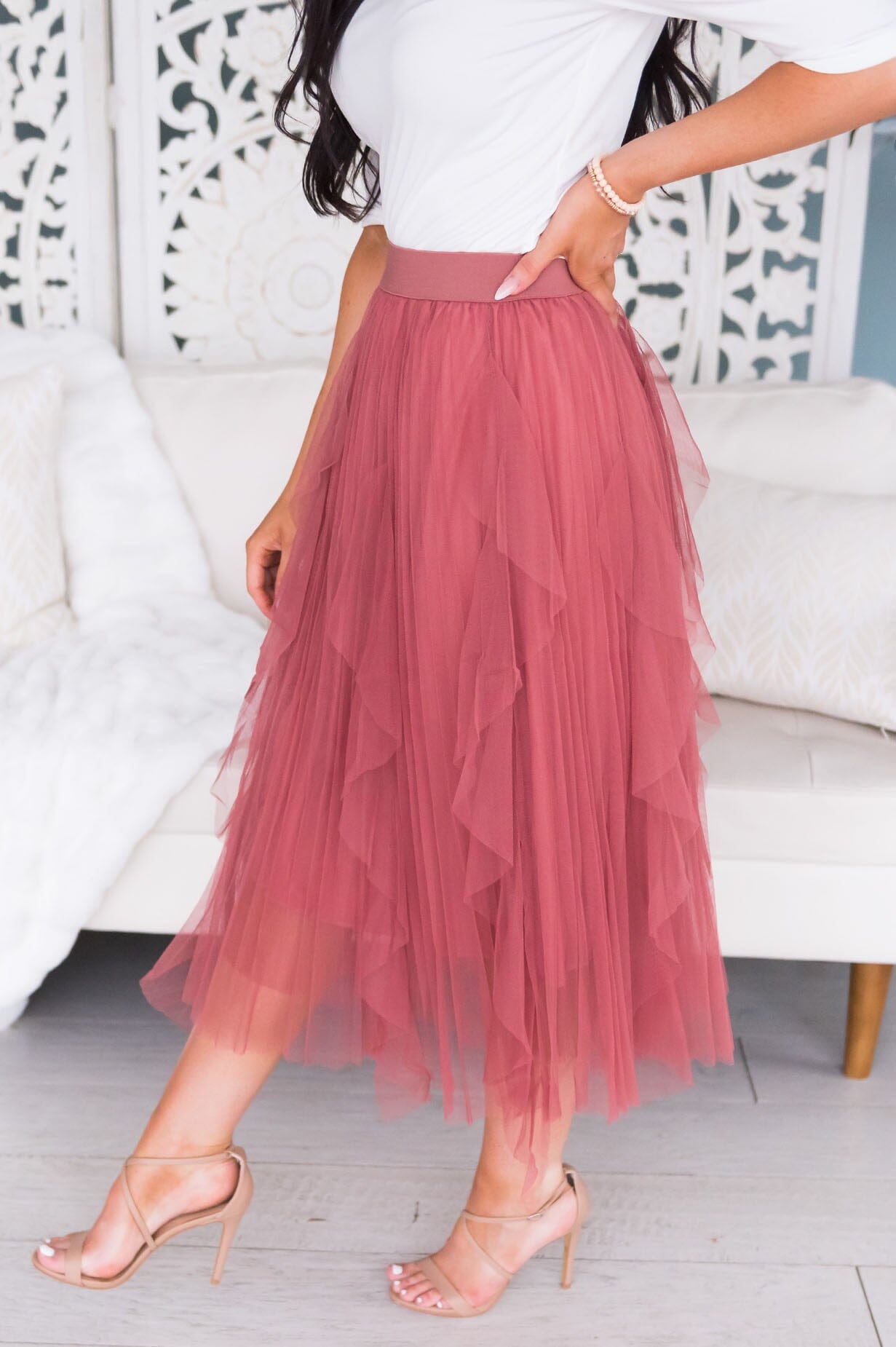 Far & Away Modest Tulle Skirt