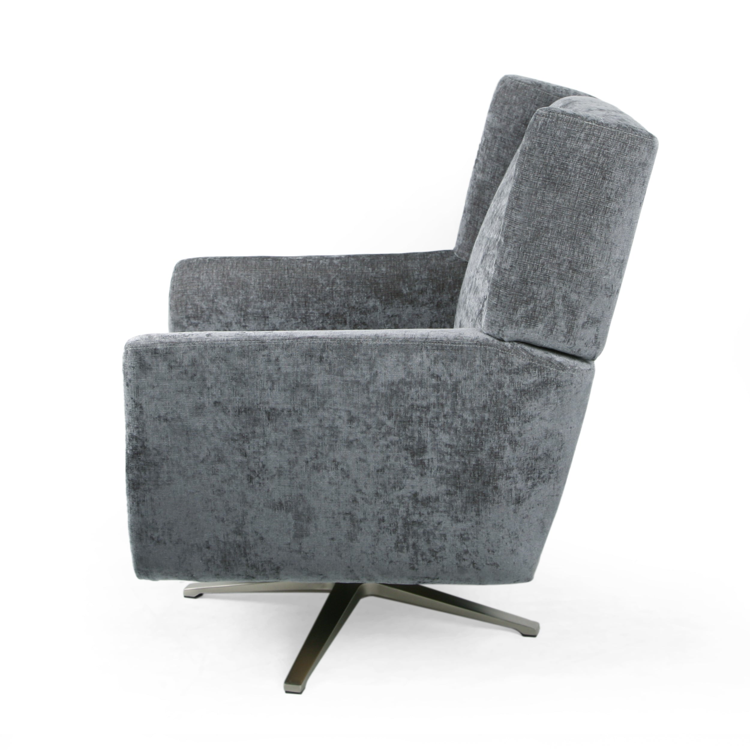 Dezi Contemporary Fabric Swivel Chair