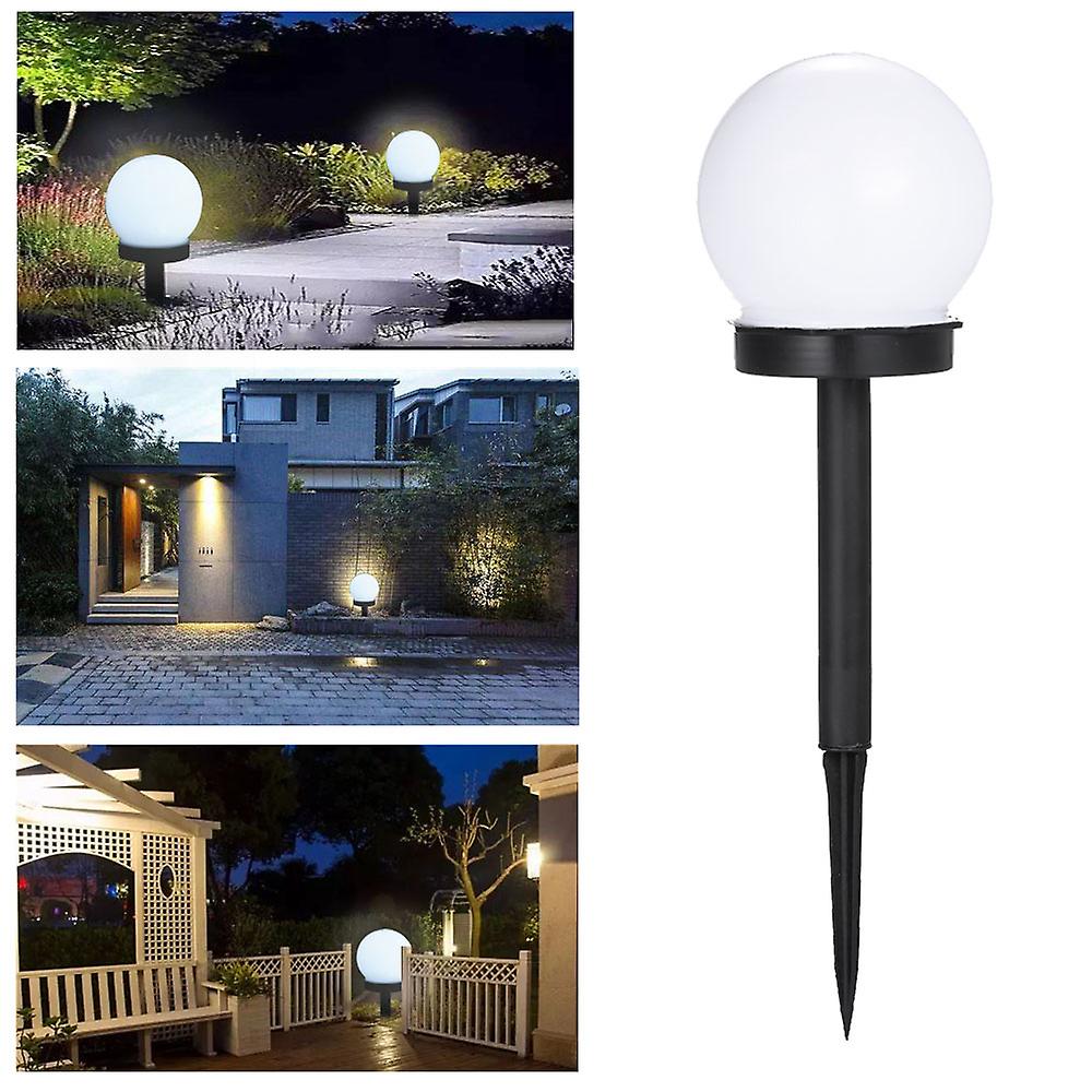 Led Solar Energy Powered Bulb Lamp Waterproof Outdoor Garden Street Solar Panel Ball Light Cold White 1pc  Pack Of 1