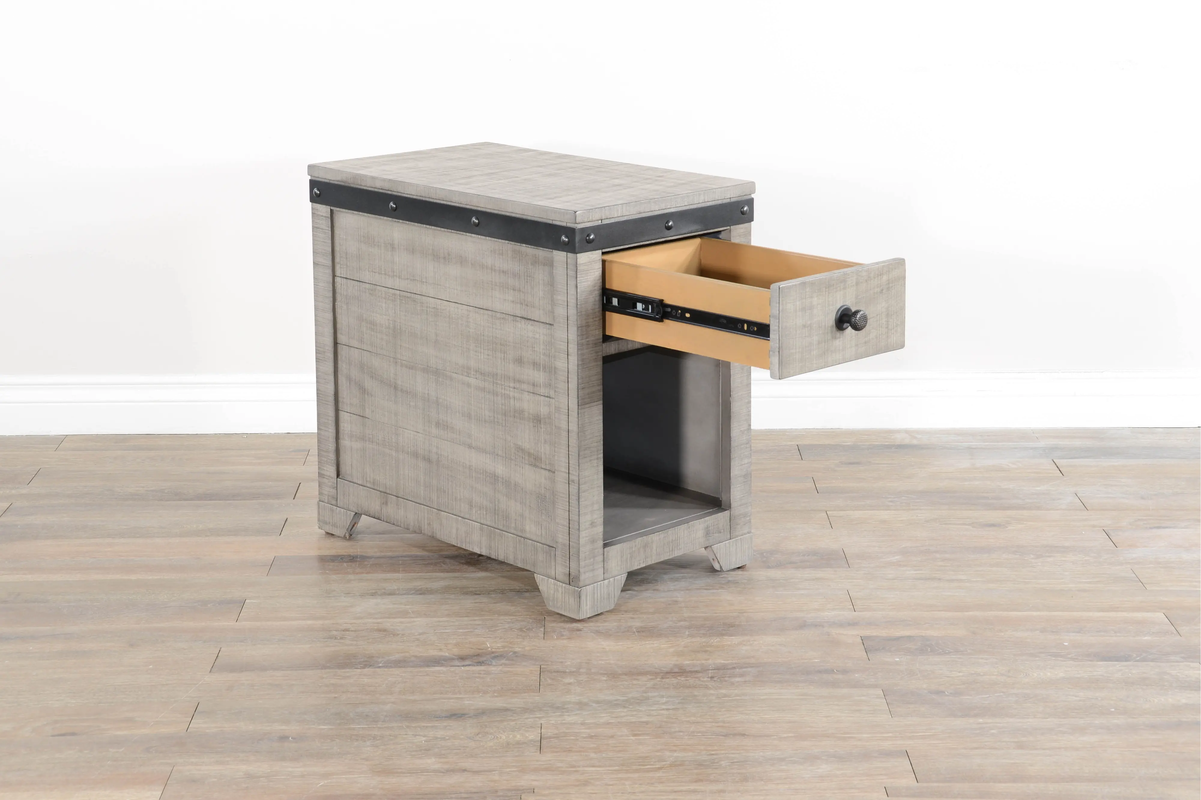 Avalon Alpine Gray Side Table