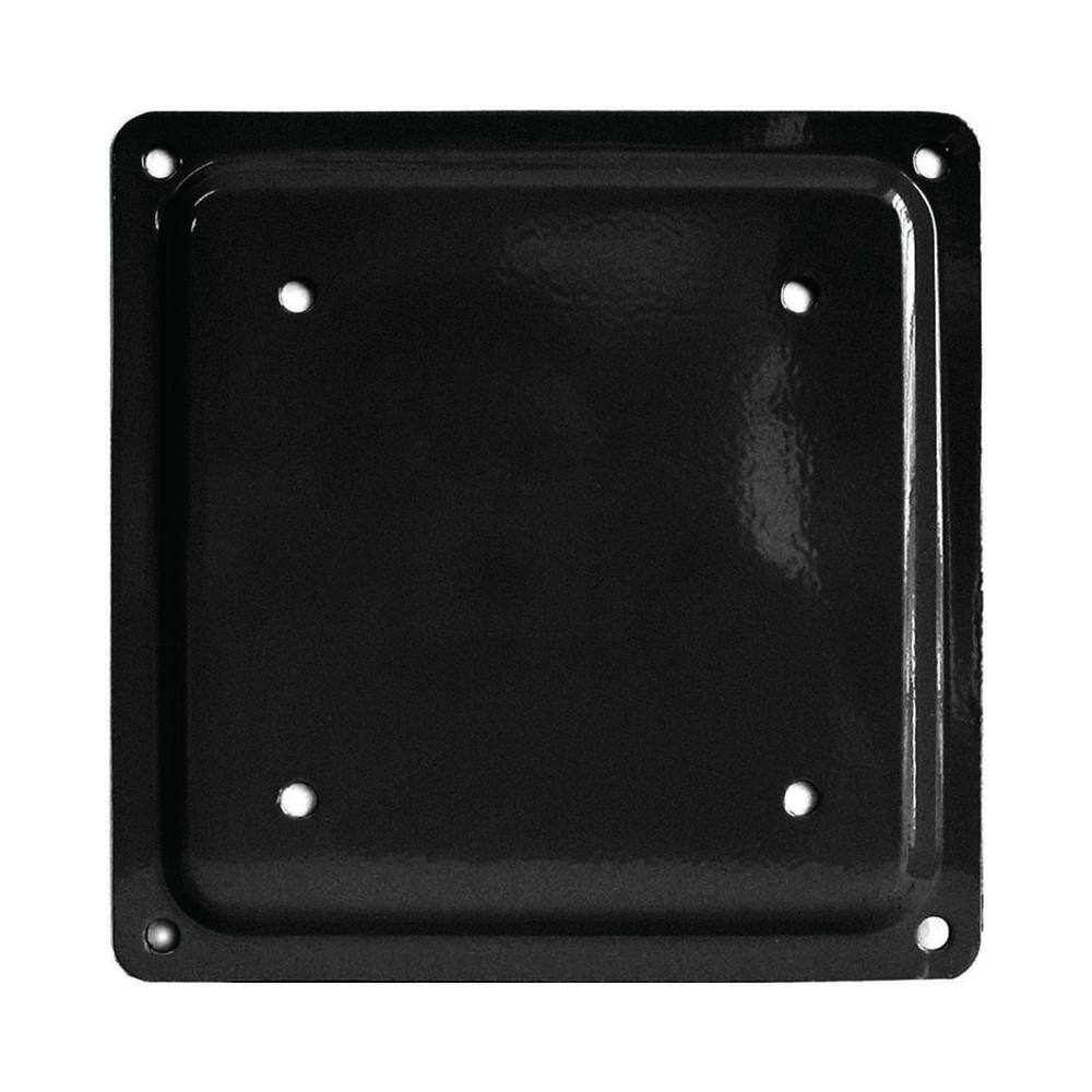 Pylex Fixplak 66 Black Decking Base Plate (Pack of 10 Units) 11040