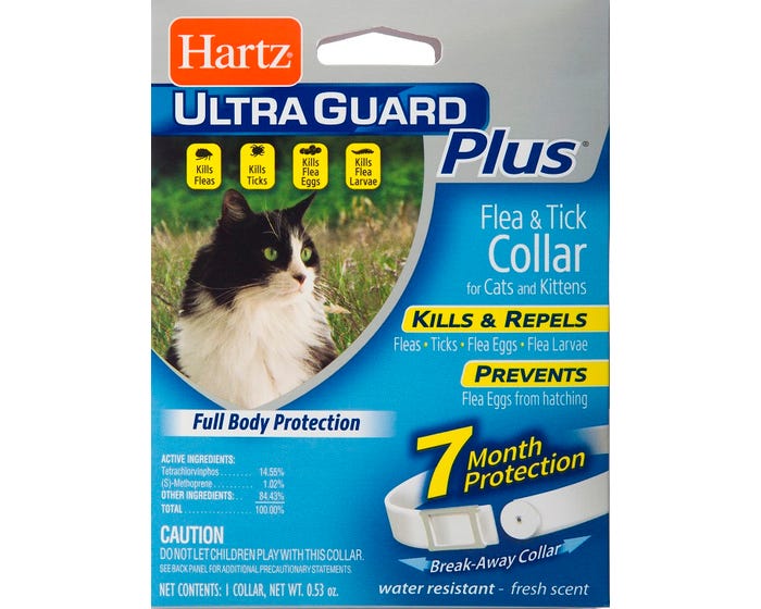 Hartz UltraGuard Plus Flea  Tick Collar Fresh， 1 Count