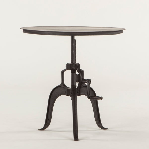 Artezia Black Cast Iron Adjustable Side Table