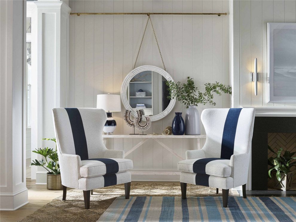 Surfside Wing Chair   Transitional   Armchairs And Accent Chairs   by HedgeApple  Houzz