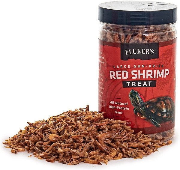 Fluker's Large Sun-Dried Red Shrimp Reptile Treat