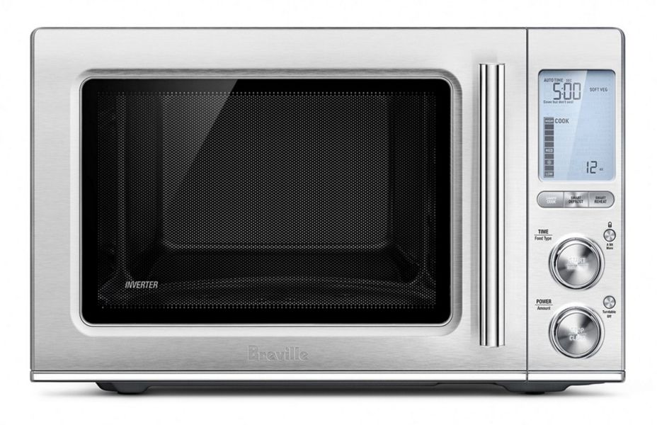 Breville The Smooth Wave 1.2 Cu. Ft. Brushed Stainless Steel Microwave