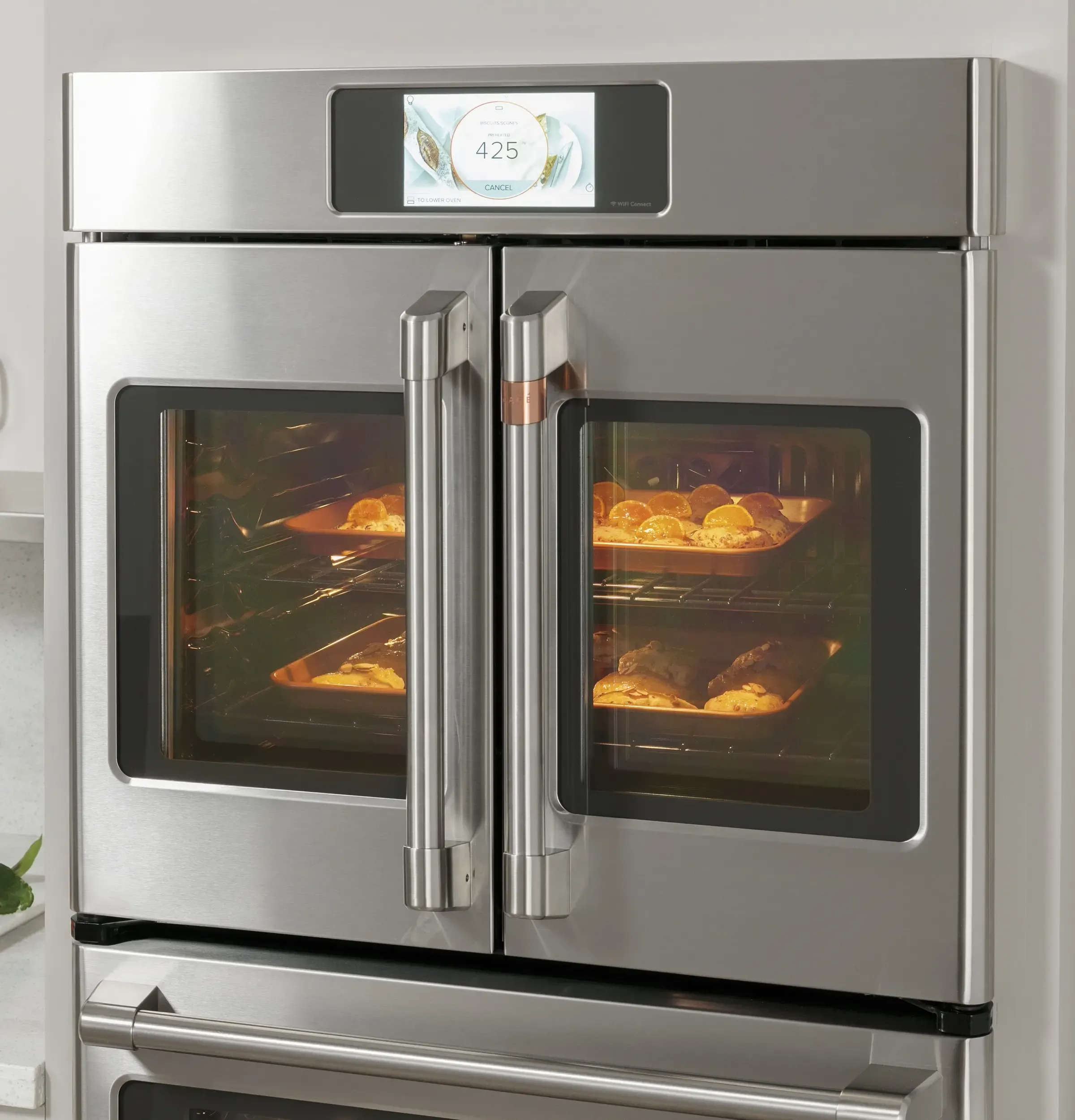 GE French Door Double Wall Oven CTD90FP3ND1