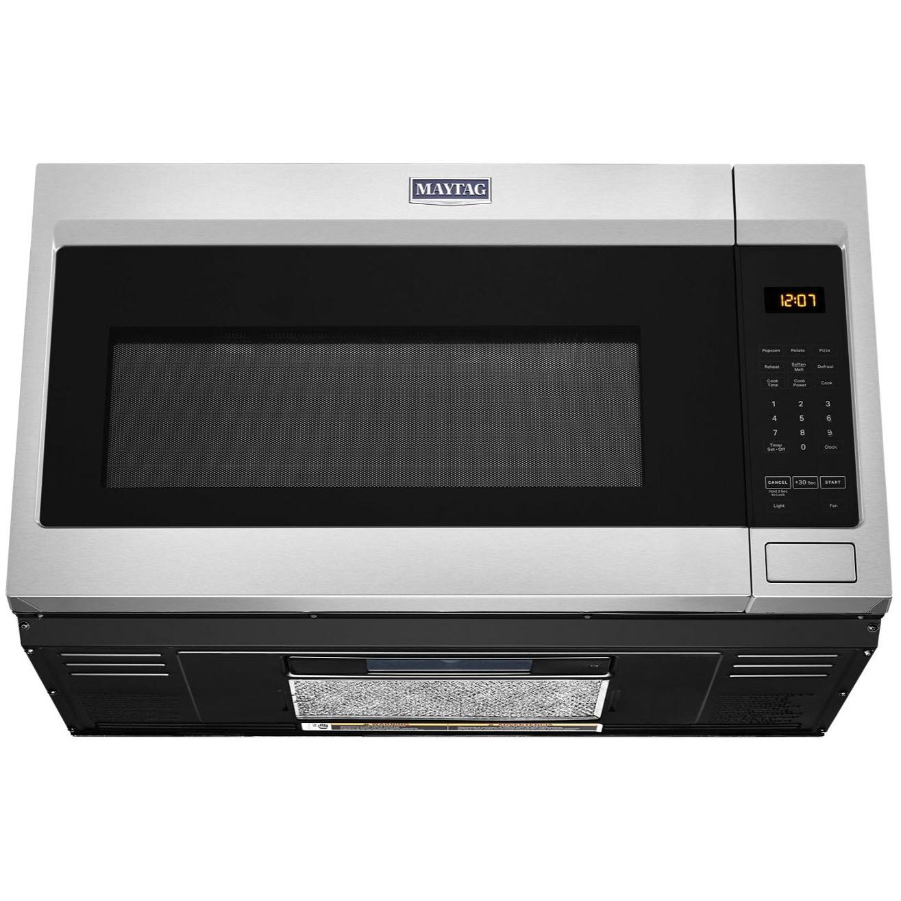 Maytag 30-inch, 1.7 cu.ft. Over-the-Range Microwave Oven with Stainless Steel Interior YMMV1175JZ