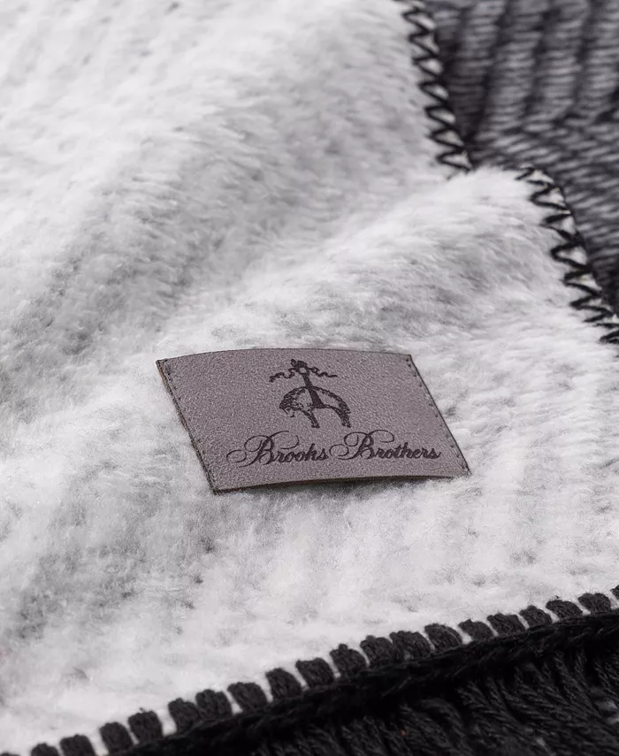 Brooks Brothers Est. Luxury Cotton Throw