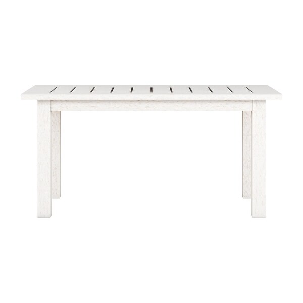 CorLiving Miramar Whitewashed Hardwood Outdoor Coffee Table