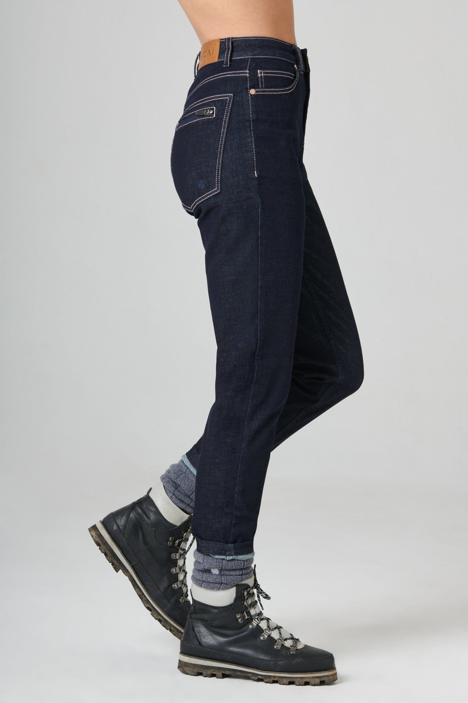 The Outdoor Slim Fit Jeans - Dark Blue Denim