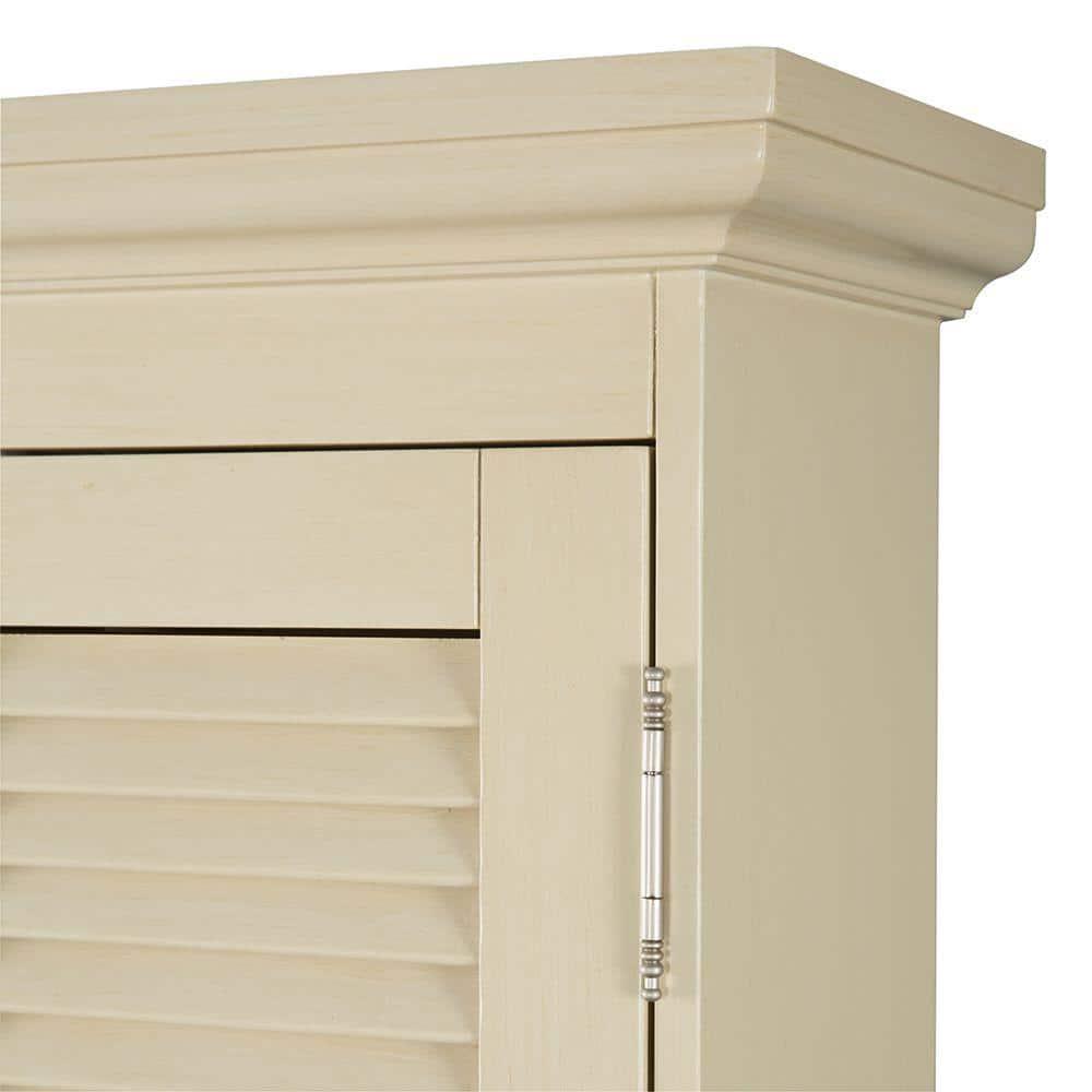 Home Decorators Collection Cottage 2334 in W Bathroom Storage Wall Cabinet in Antique White