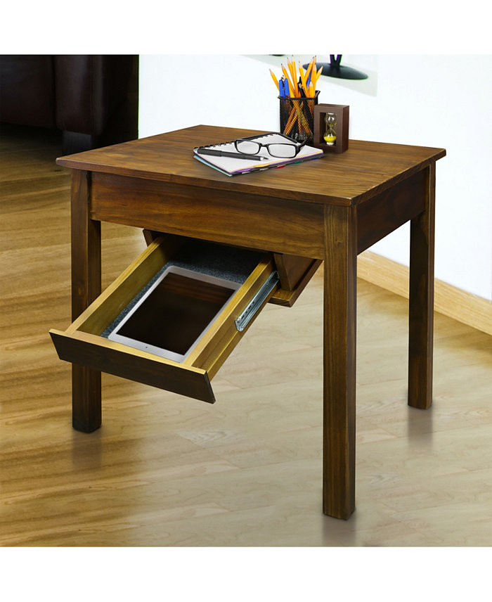 Yu Shan Kennedy End Table with Concealed Drawer Concealment Furniture