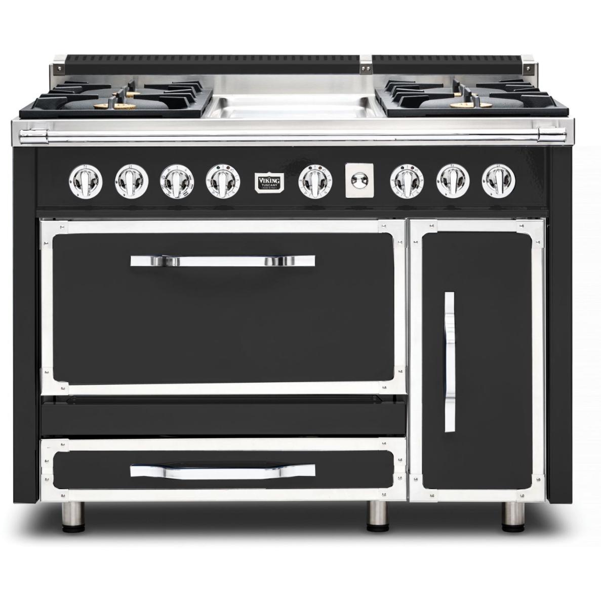 Viking 48-inch Freestanding Dual Fuel Range with True Convection Technology TVDR481-4GCS