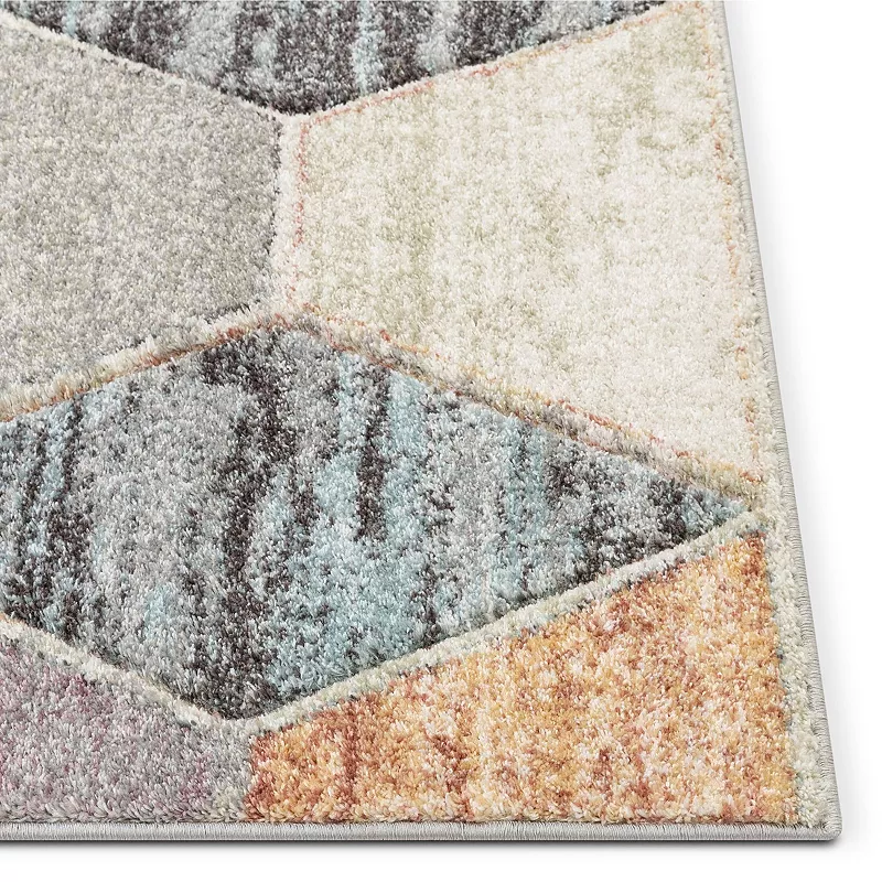 Well Woven Whoa Mesa Modern Geometric High-Low Area Rug