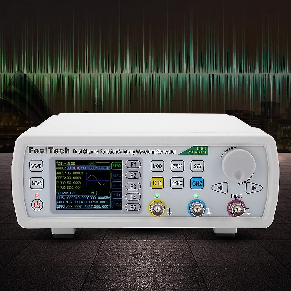 Fy6600 2-channel Dds Sine Square Pulse Arbitrary Waveform Signal Generator 60mhz 110v Us Plug