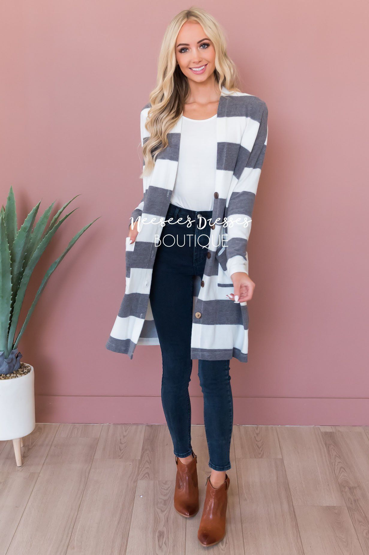 Take Your Chance Modest Cardigan