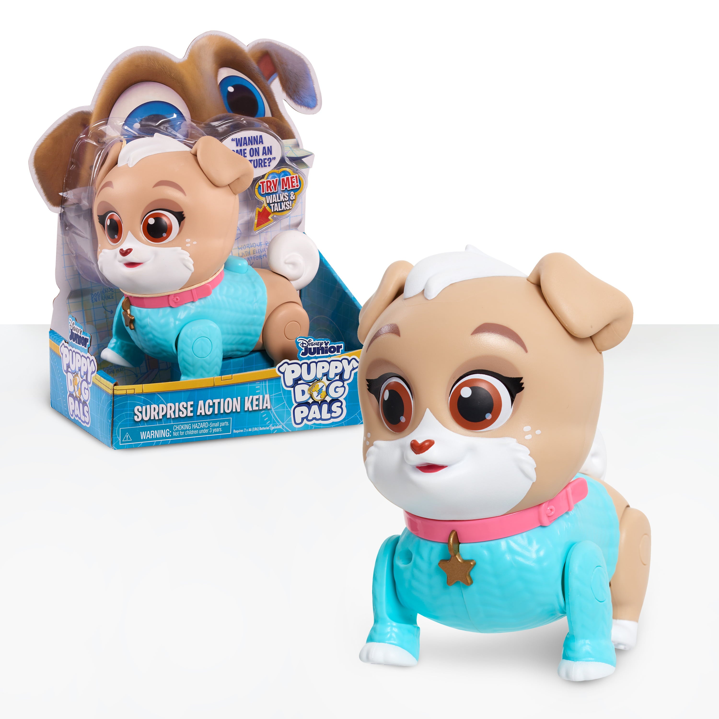 Puppy Dog Pals Surprise Action Figure，  Keia， Officially Licensed Kids Toys for Ages 3 Up， Gifts and Presents