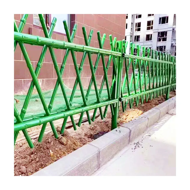 Factory wholesale protective backyard farm garden buildings mesh fence directly supply cheap bamboo fencing for Garden