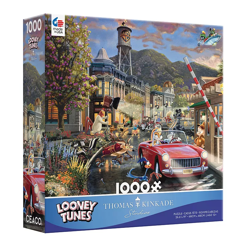 Ceaco Thomas Kinkade Looney Tunes 1000-Piece Jigsaw Puzzle