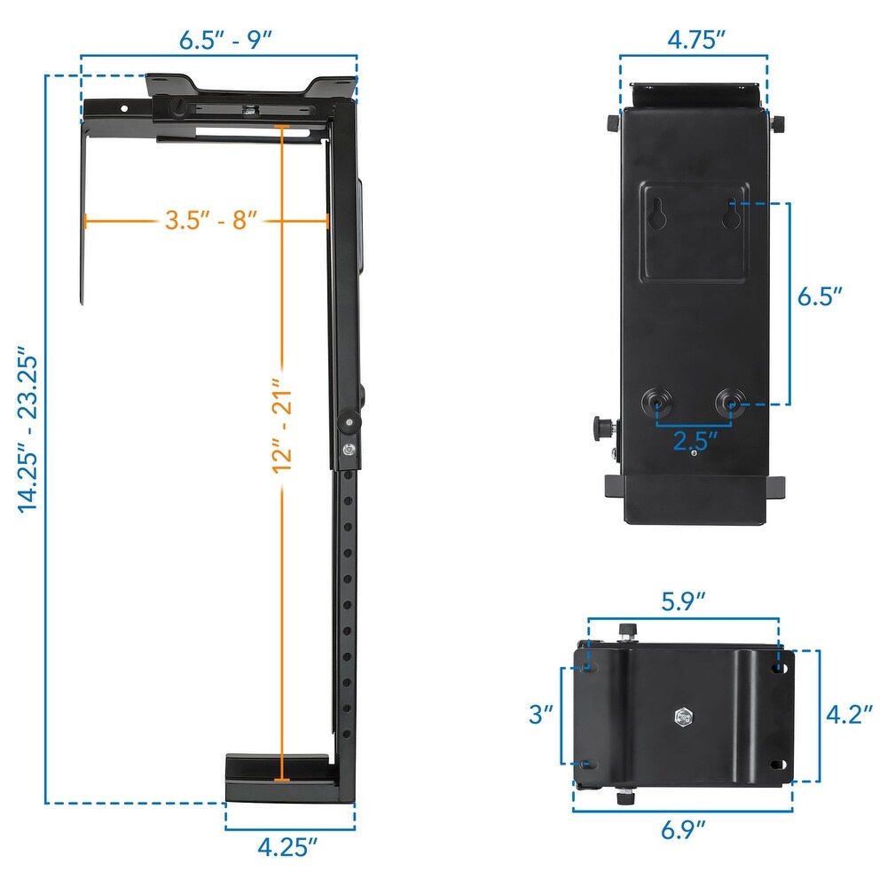 Mount It! Under Desk CPU / Computer Tower Mount