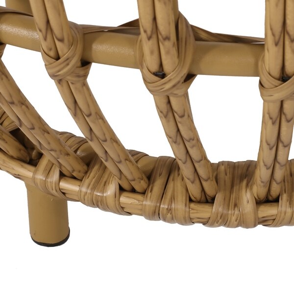 Rattan WOVEN SIDE TABLE