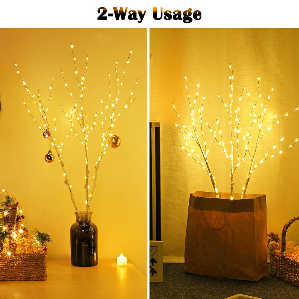 Yescom Lighted Branches Battery Powered 3 Pcs 33