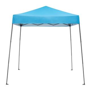 Everbilt 6.5 ft. x 6.5 ft. Steel Blue Instant Canopy Pop-Up Tent CL42