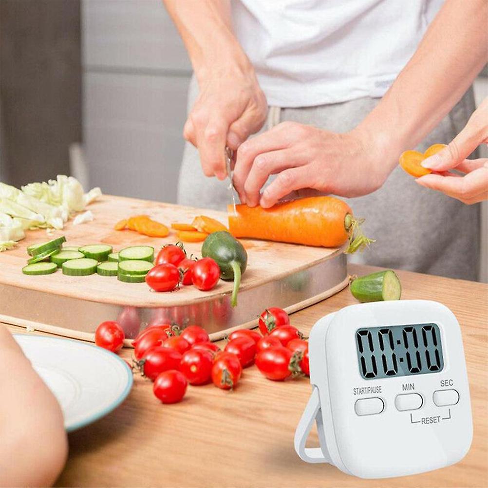 1 Pcs LCD Display Kitchen Cooking Baking Timer Home Gym Student Timer Baking Countdown Timer with Magnet