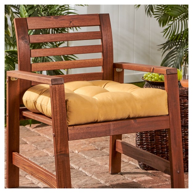 Solid Outdoor Chair Cushion