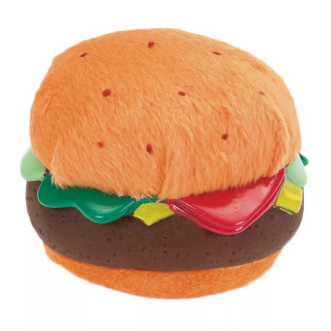 Lil Pals Plush Hamburger Dog Toy