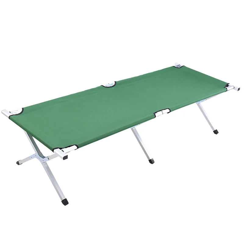 Portable Camping Cot Adult Folding Bed   Green 6.2ft Backpacking Tent Cots Camping Furniture Sleeping Fold Up Bed