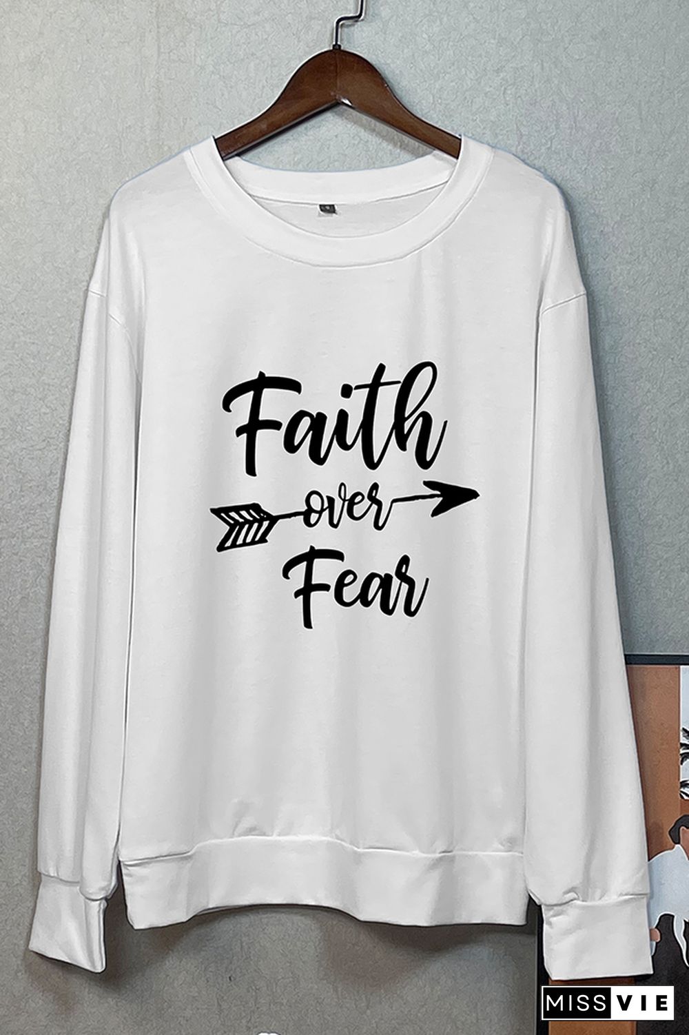 Faith over Fear Sweatshirt Wholesale