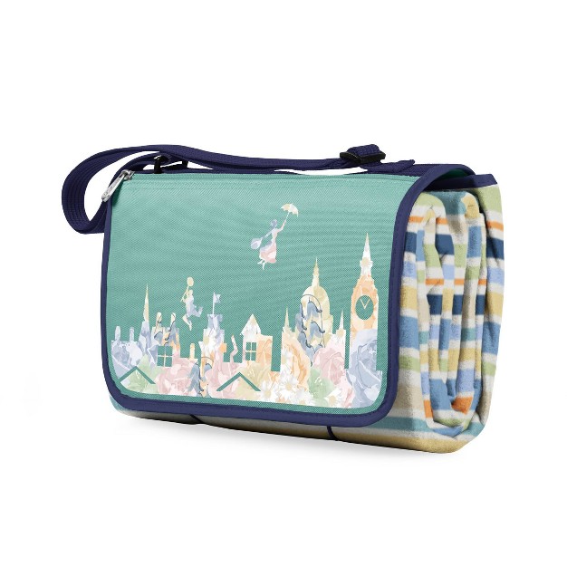 Picnic Time Disney Mary Poppins Blanket Tote Outdoor Picnic Blanket St Tropez Stripes