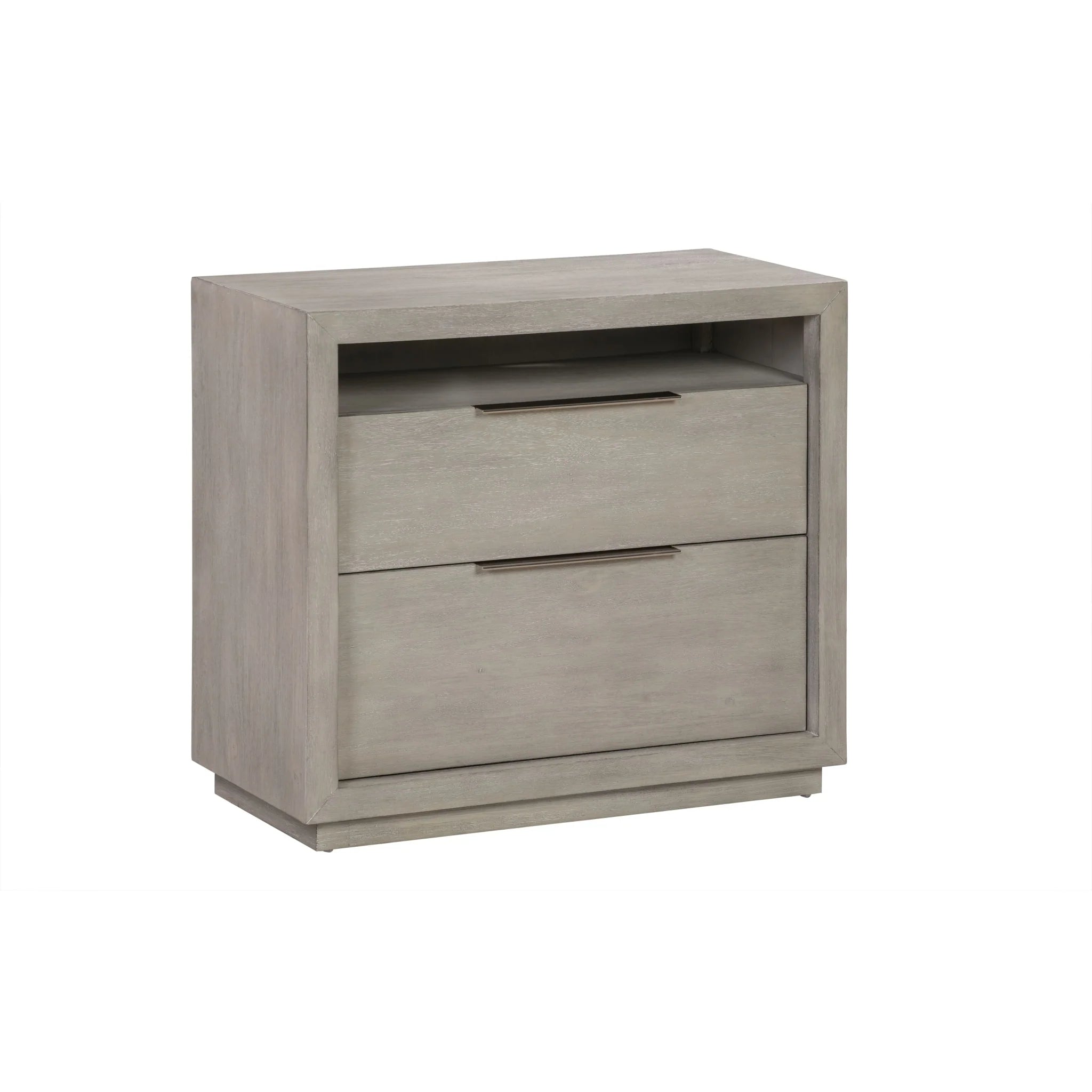 Oyster Bay Fog 2-Drawer 32 Nightstand