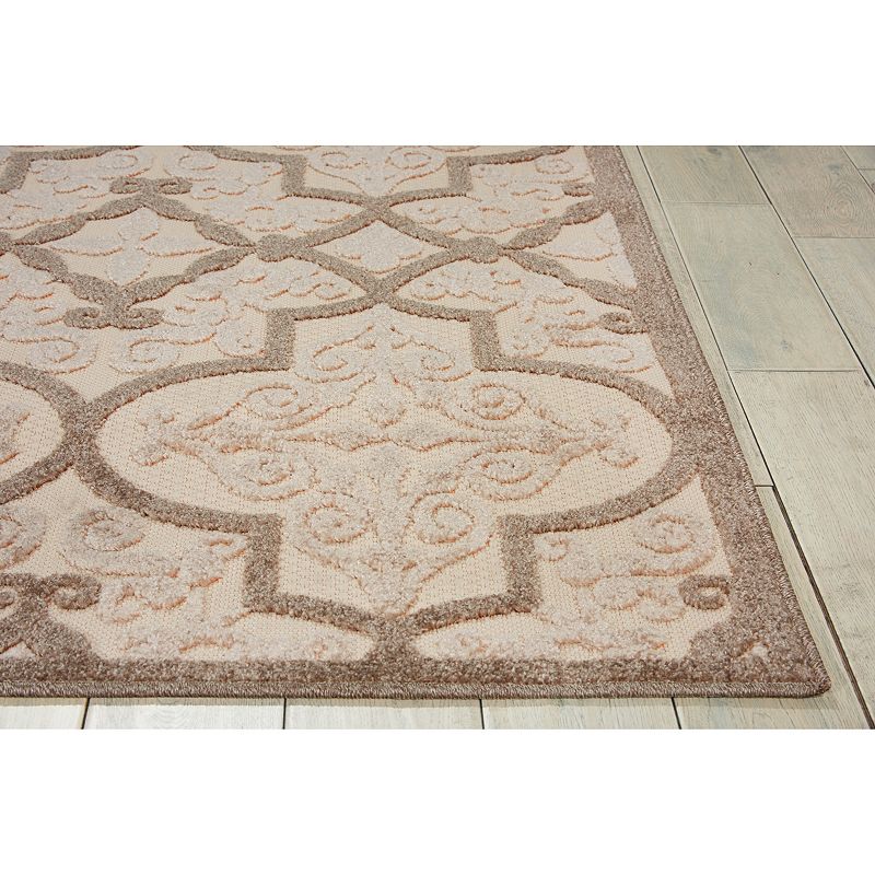 Nourison Aloha Grand Escape Quatrefoil Indoor Outdoor Rug