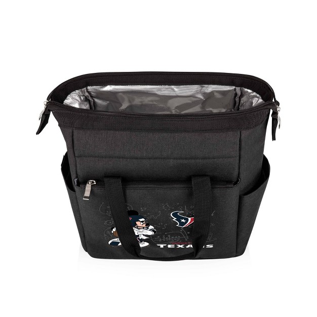 Nfl Houston Texans Mickey Mouse On The Go Lunch Cooler Black