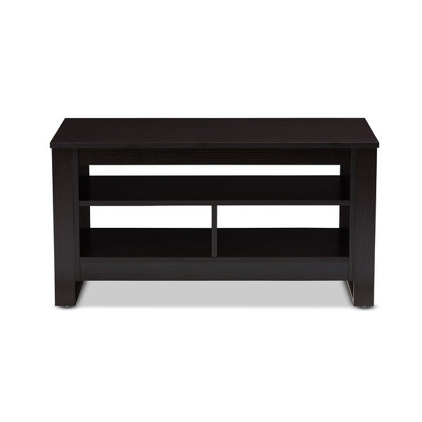 Urban Designs Cleo Wenge Brown Finish Wooden Coffee Table - wood