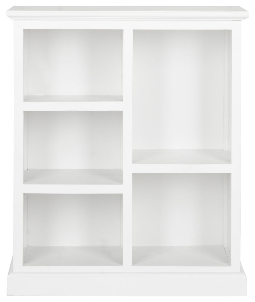 Bingham Bookcase White   Transitional   Bookcases   by Peachtree Fine Furniture  Houzz